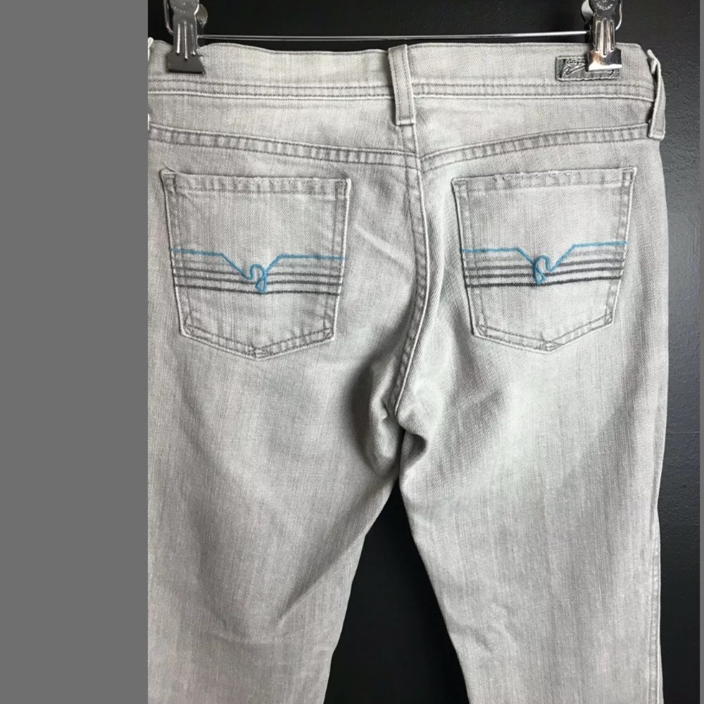 COH #194 Concord Kelly Bootcut Denim Jeans Gray t